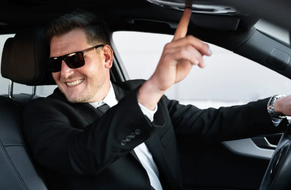 Hourly black car service with private driver in Boston