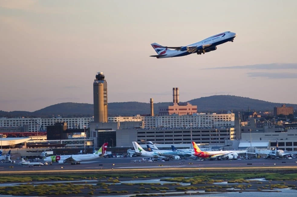 Logan Airport Car Service with Chauffeur Waiting in Boston